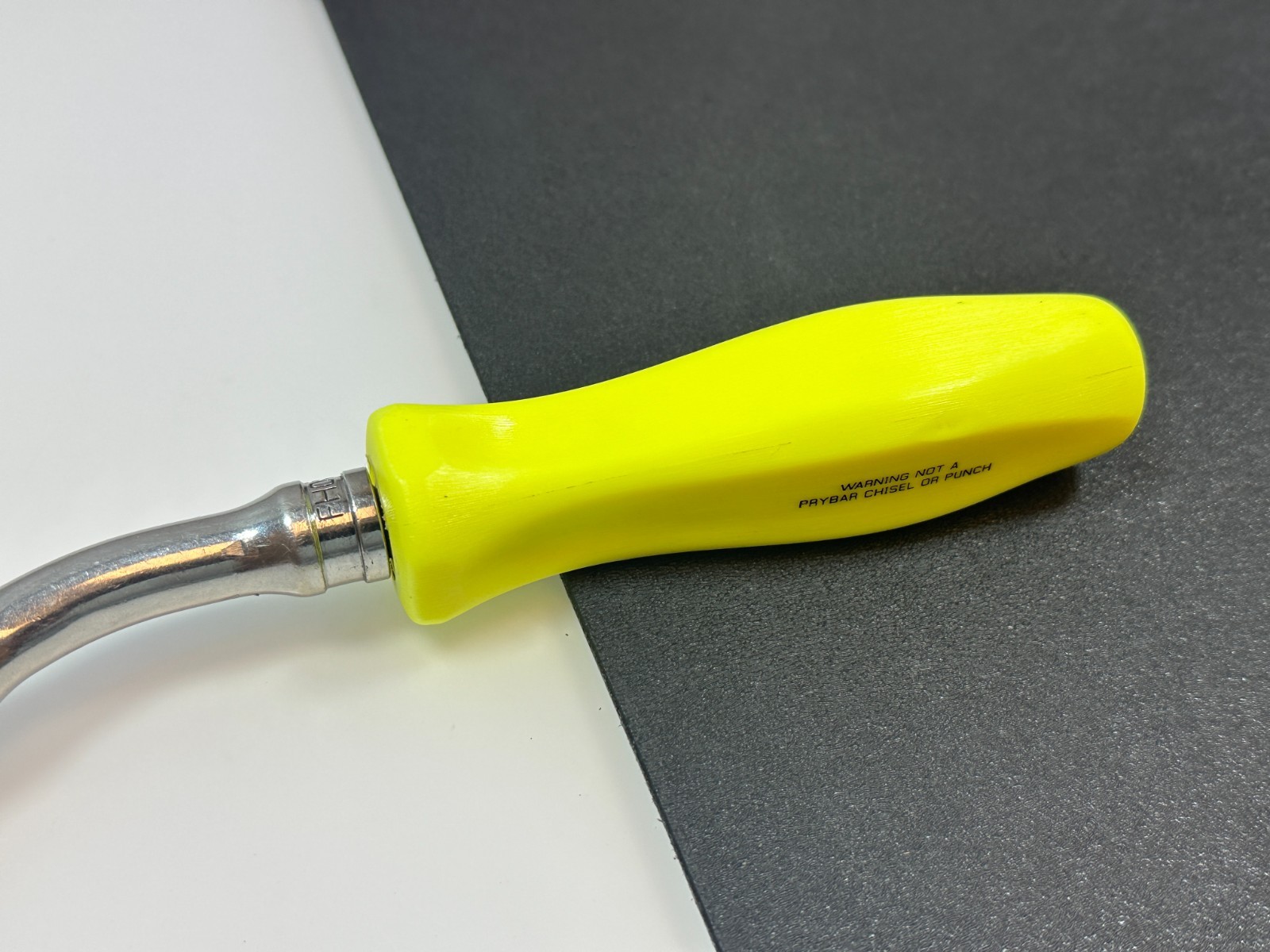 🇺🇸 Snap-on USA FHOF80 RARE 3/8” Drive Offset Flex Hi-Viz Hard Handle Ratchet