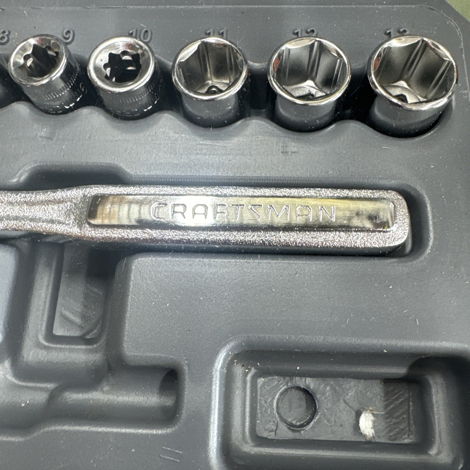Craftsman 9-34861 11pc 1/4″ Drive Metric Socket Wrench Set