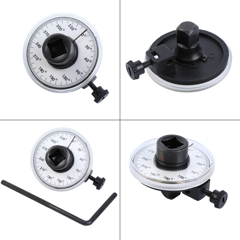 360 degree 1/2″ Drive Torque Angle Gauge Meter Rotation Measure Tool Wrench