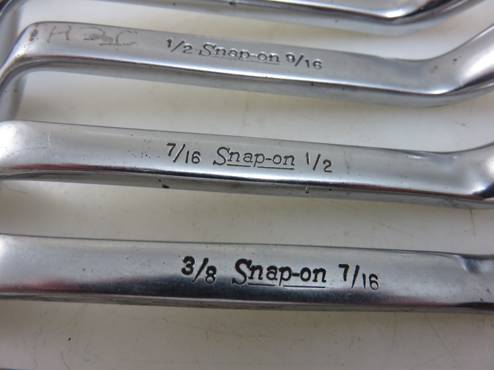 Snap-On XSO SHORT 60° Offset Box End Wrench 7pc Set 5/16″-13/16″ Vintage