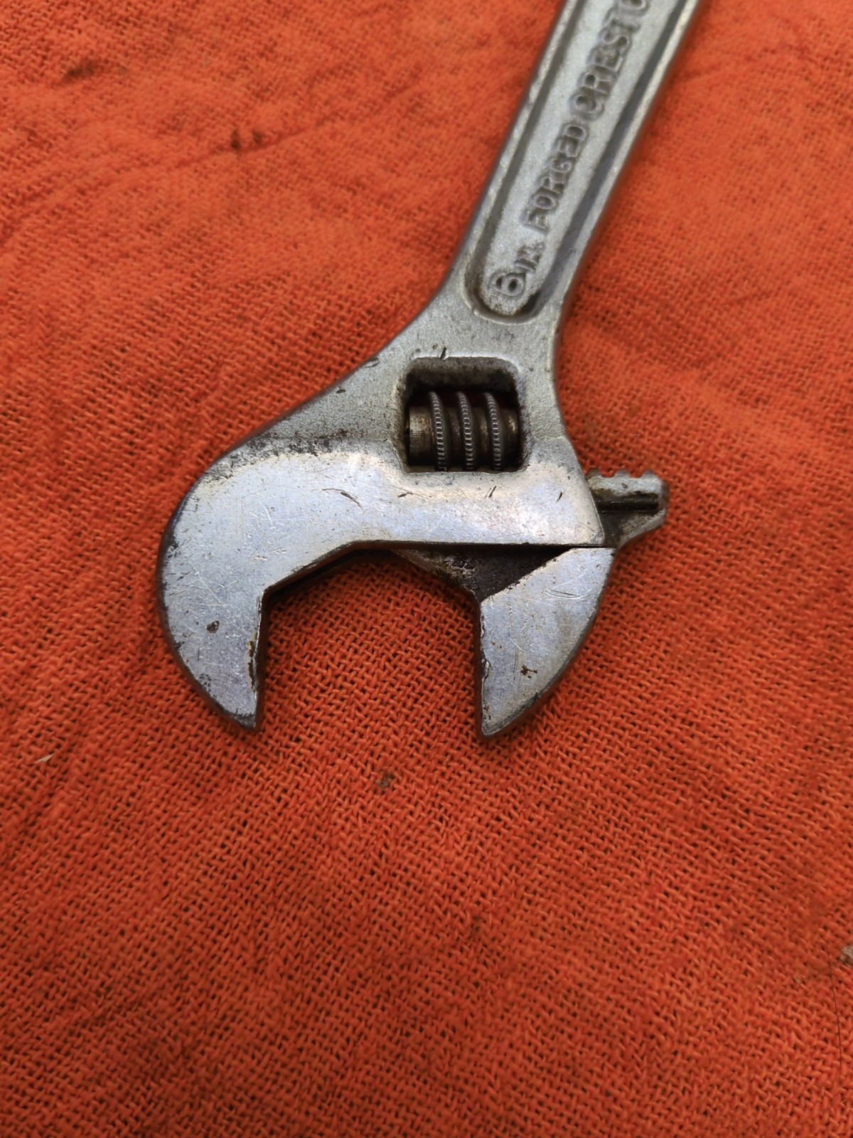 Crescent Tool Co 6″ Adjustable Wrench Forged Crestoloy Steel Jamestown NY USA