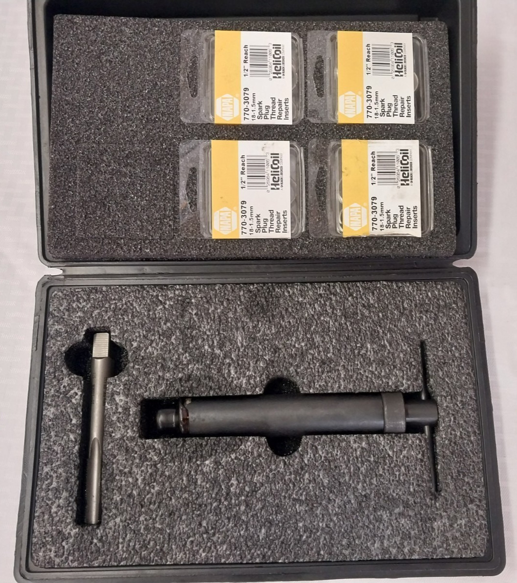 NAPA #770-3066 18mm Helicoil thread repair kit w/coils