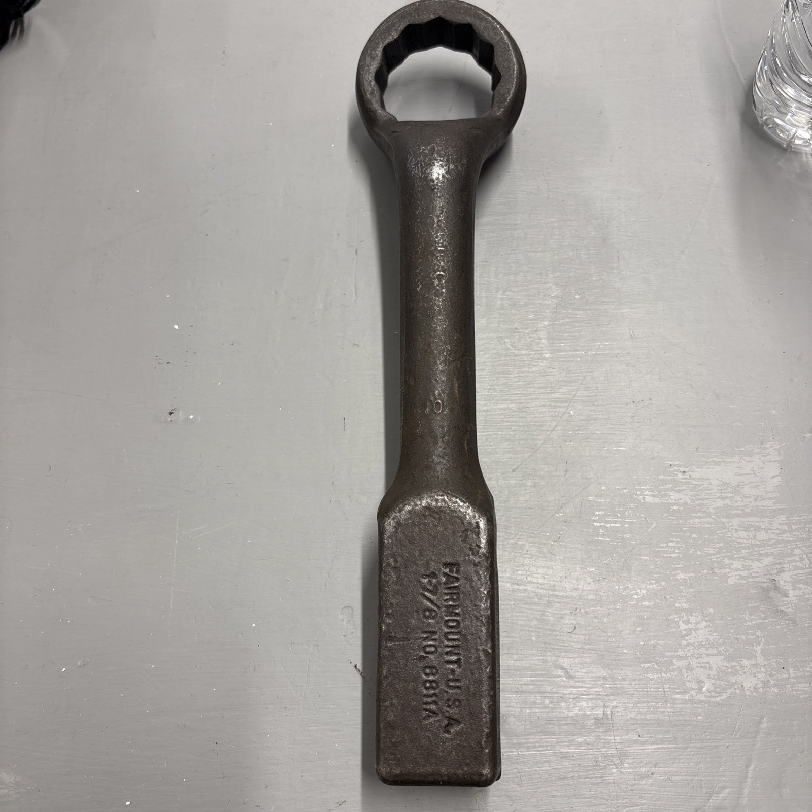 Vintage Fairmount USA 12 Point Offset Striking Face Box Flogging Wrench VGC 13”