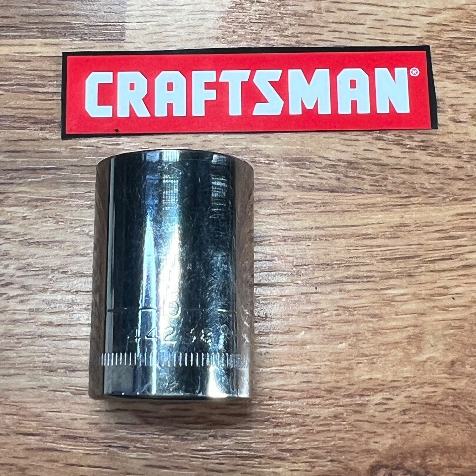 Craftsman 44238 -G1- 19MM Socket 12 point 1/2” Drive Ultrasonic Cleaned