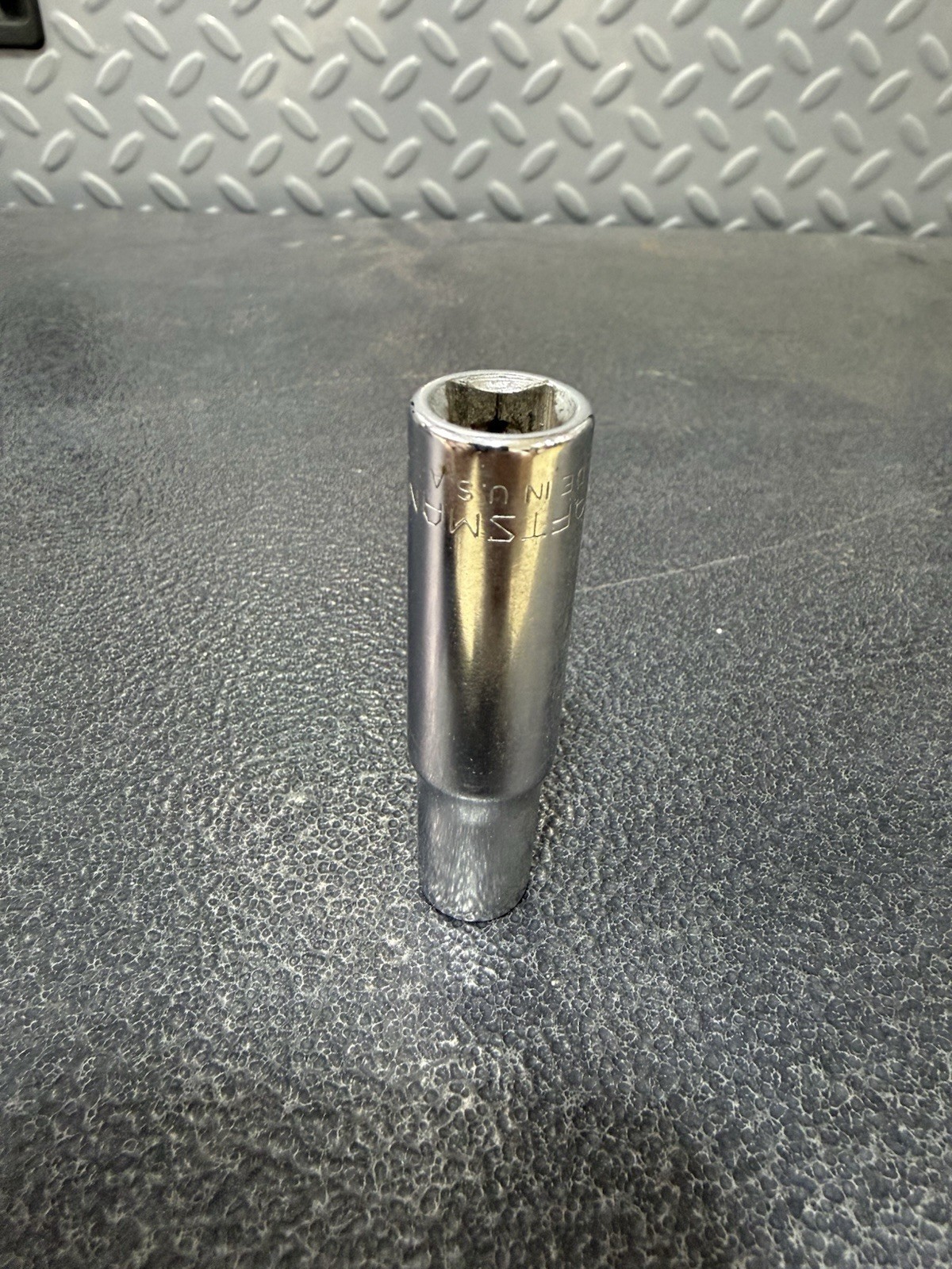 Vtg 3/8″ Craftsman G-Series P/N 43333 – 3/8″ Drive 6-Point Deep Socket USA Made