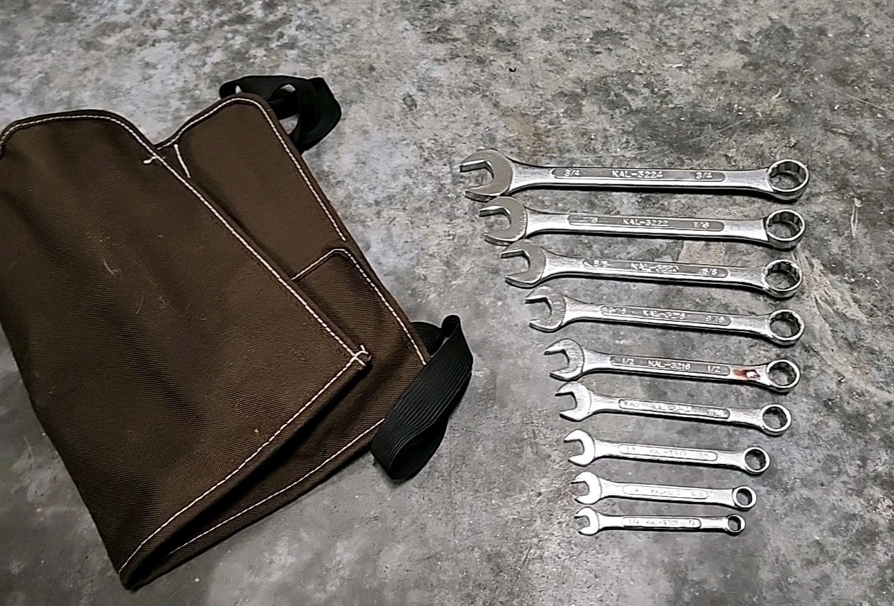 12Pc SAE Combination Wrench Set 1/4”-3/4″ KAL JAPAN