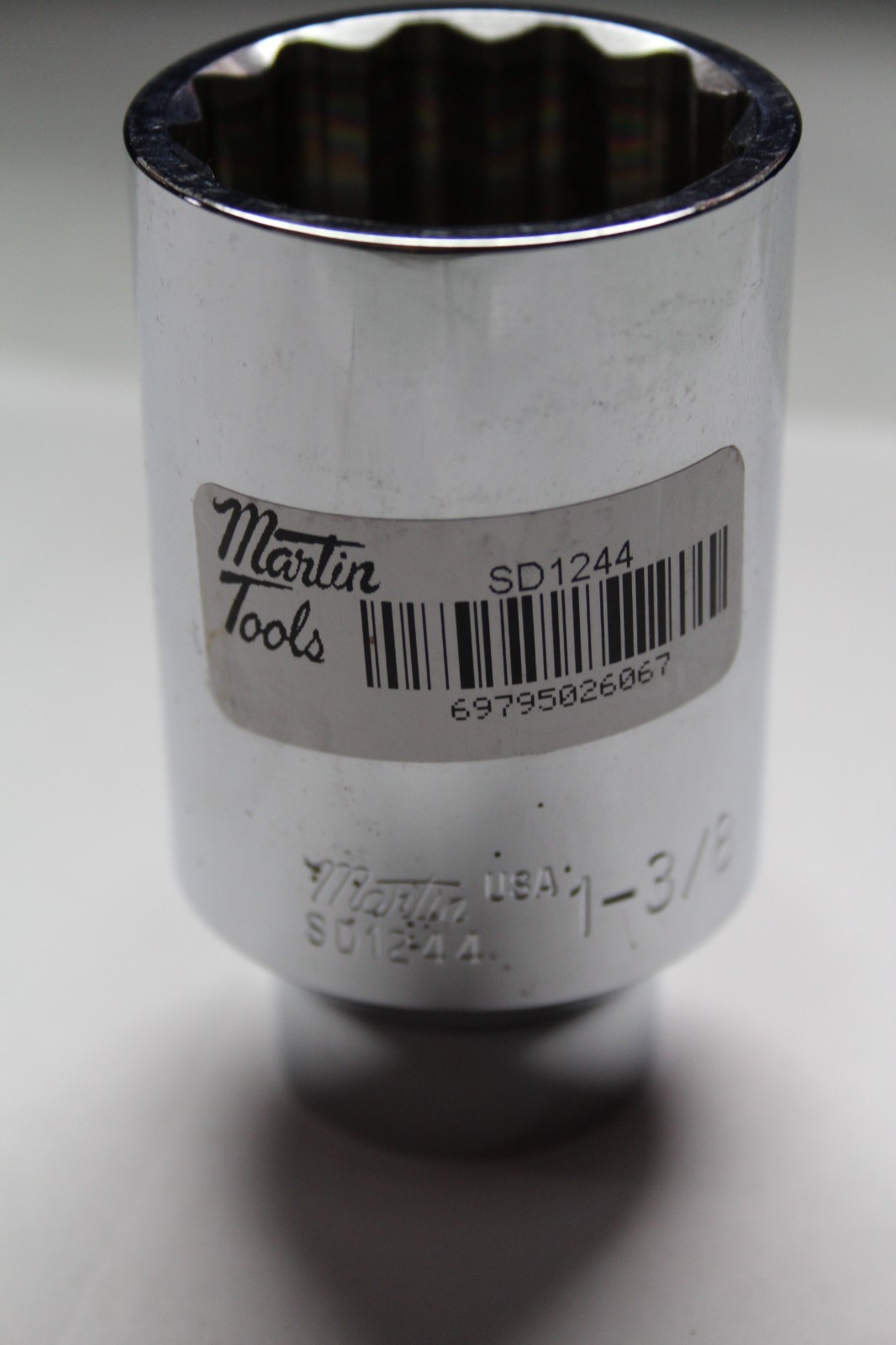 Martin SD1244 1/2″ Drive 1-3/8″ Deep Socket 12 Point USA