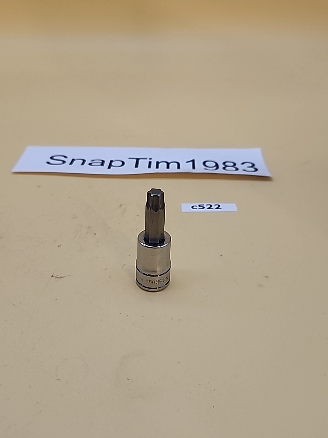 Snap-on Tools 3/8″ Drive T45 Standard Torx Bit Chrome Socket FTX45E USA