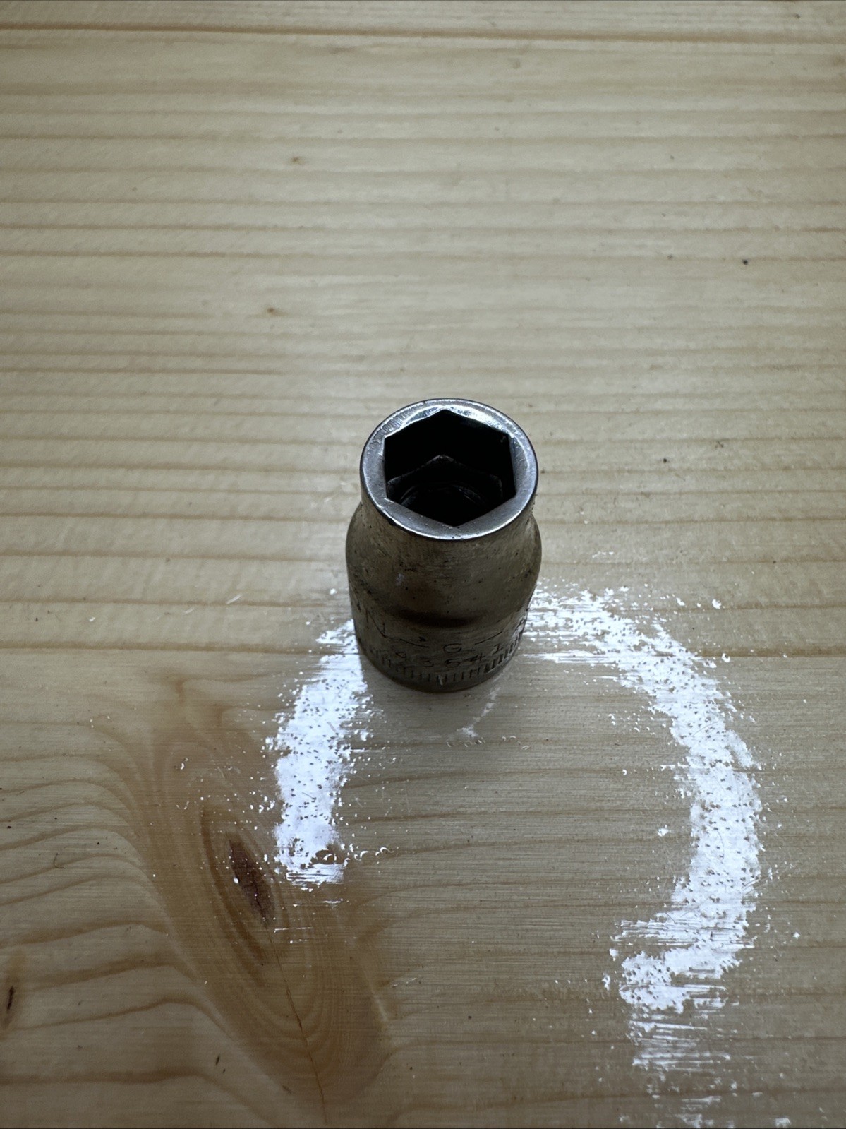 Vintage Craftsman 3/8″ Drive 9mm 6 Pt Shallow Socket G1 43541 USA