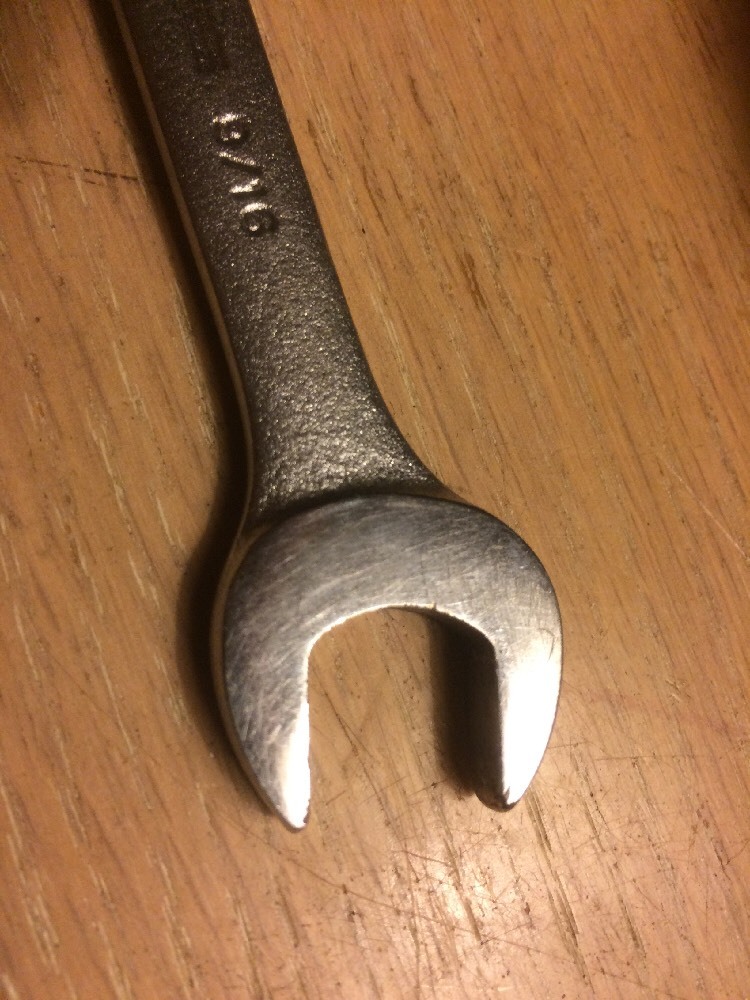 Williams Superrench Tool USA Vintage Open Double End 9/16-5/8 Standard Wrench 🚢
