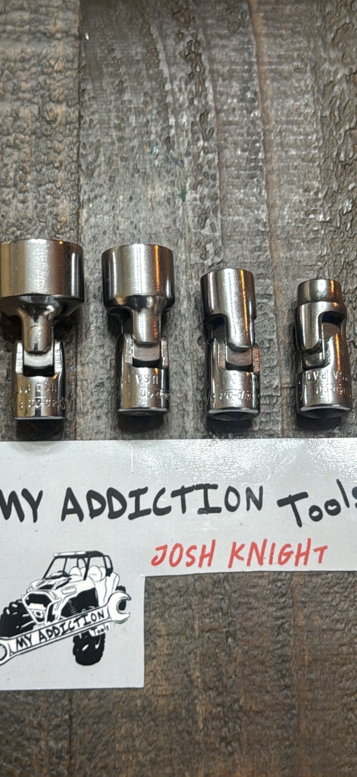 Snap on 1/4”’drive SAE set no owner markings all nice and tight