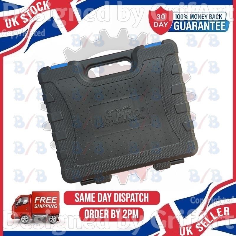 US PRO 16PC DEEP IMPACT SOCKET SET 6PT METRIC LONG REACH HEX SOCKET 1/2″ DRIVE