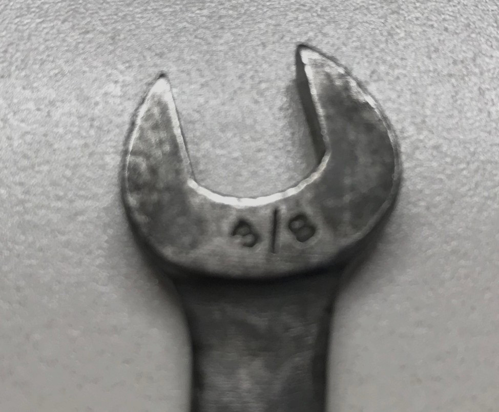 Vintage Blue Point/Snap On OEX 120 3/8” Combination Wrench made in USA