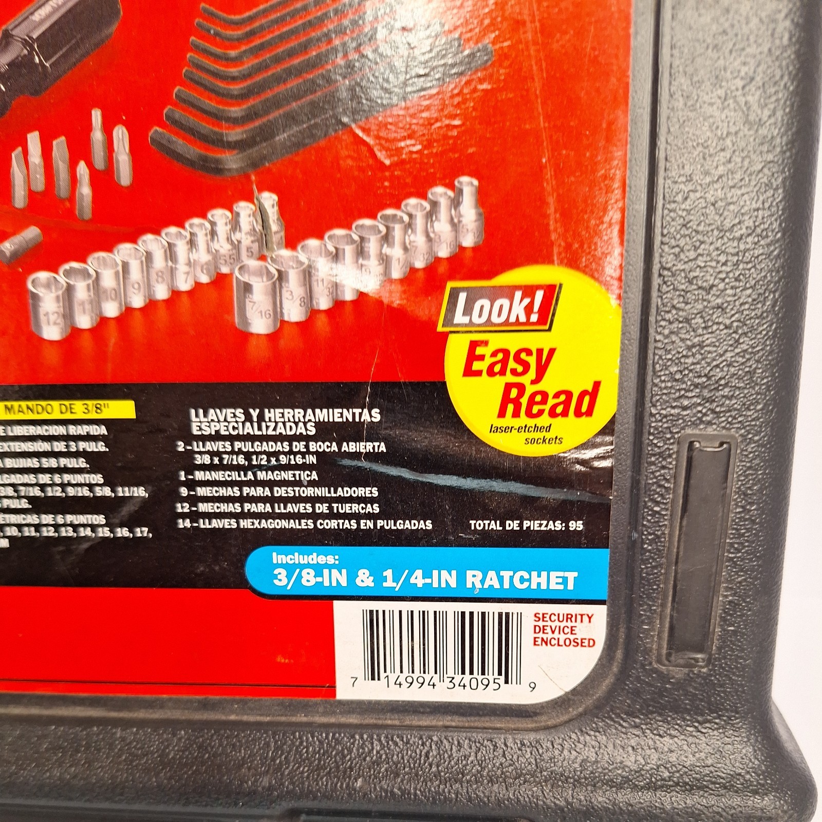 🔥Craftsman USA 95 Pc «Easy Read» Mechanic Tool Set Case #34095 Metric/Sae