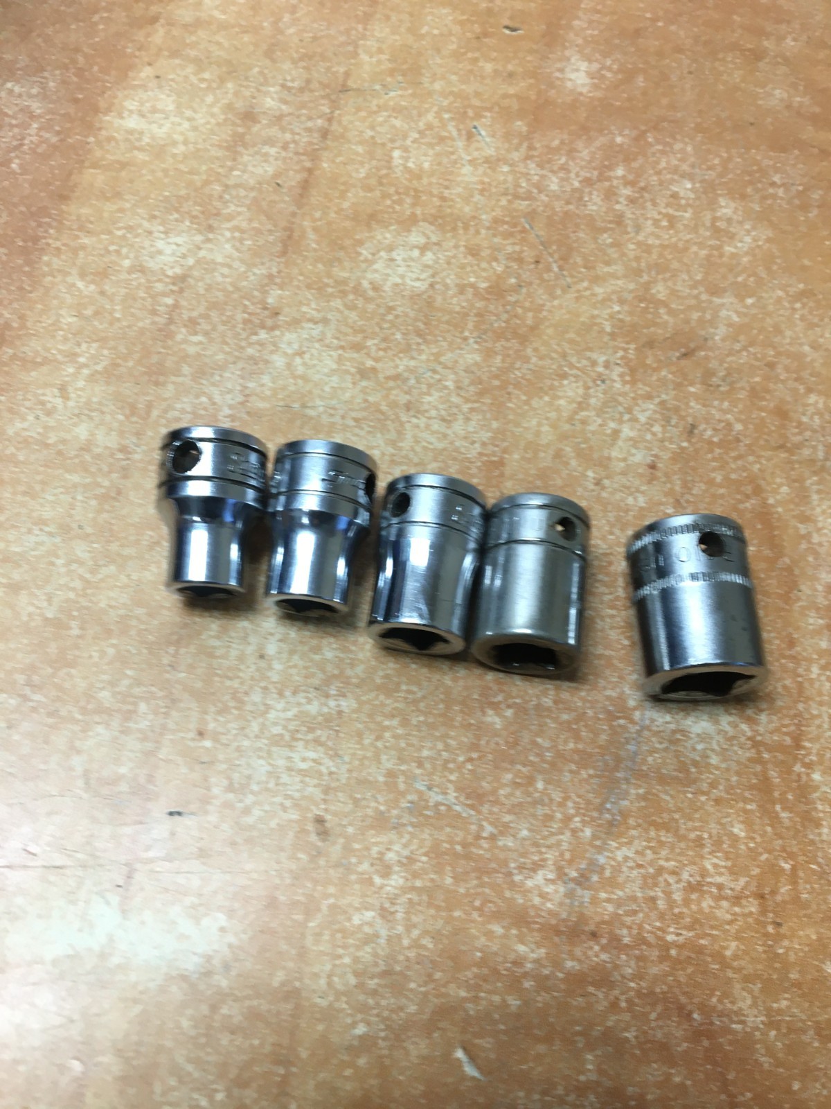 Snap-on PPM PMP PP 3/8″ Drive 8 Piece Internal External Pipe Plug Socket Lot