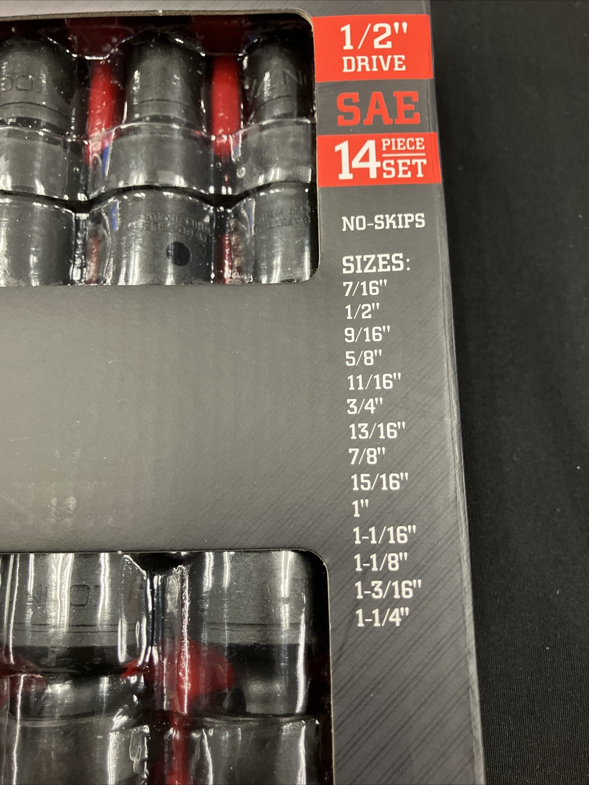 ICON Professional Impact Swivel Socket Set 14pc 1/2″ Drive SAE 13US-14 59741