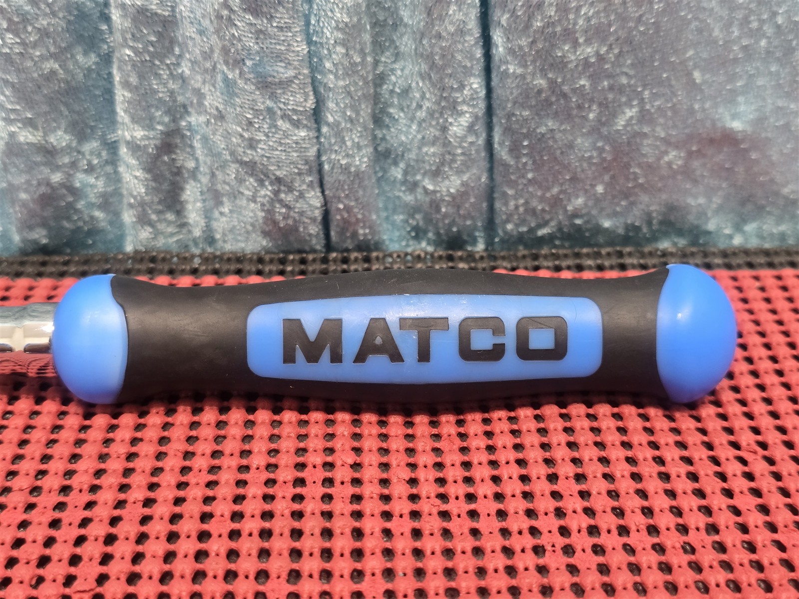 MATCO BFR128LFX LOCKING FLEX HEAD 3/8″ DRIVE RATCHET BLUE HANDLE