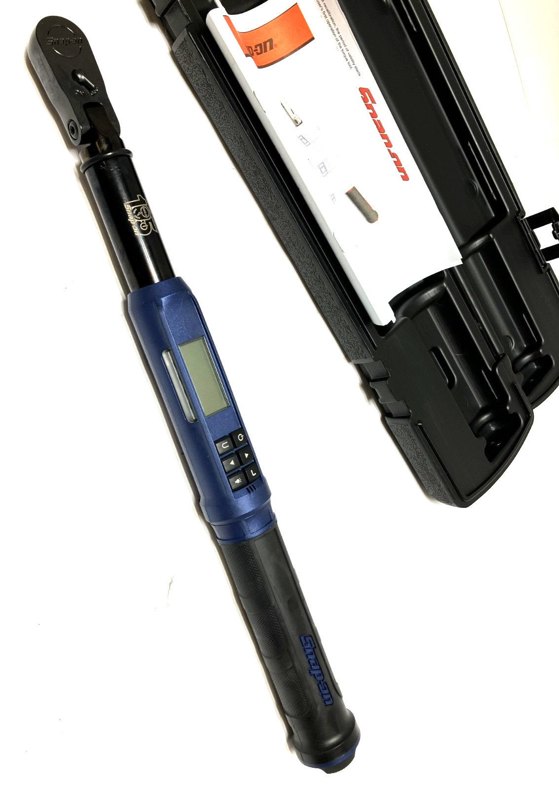 New Snap-on™ 3/8″ dr Flex Head 5 – 125 ft lb Digital Torque Wrench ATECH2F125VA5