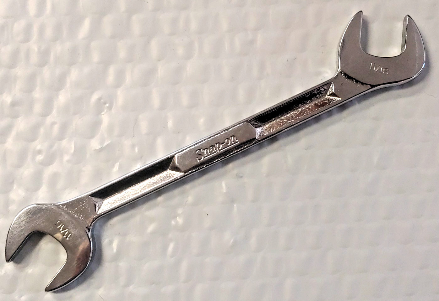 Snap-on Angle Wrench 11/16″ Open-end VS5222, 4 Way 30-60 Degree Chrome Plate USA