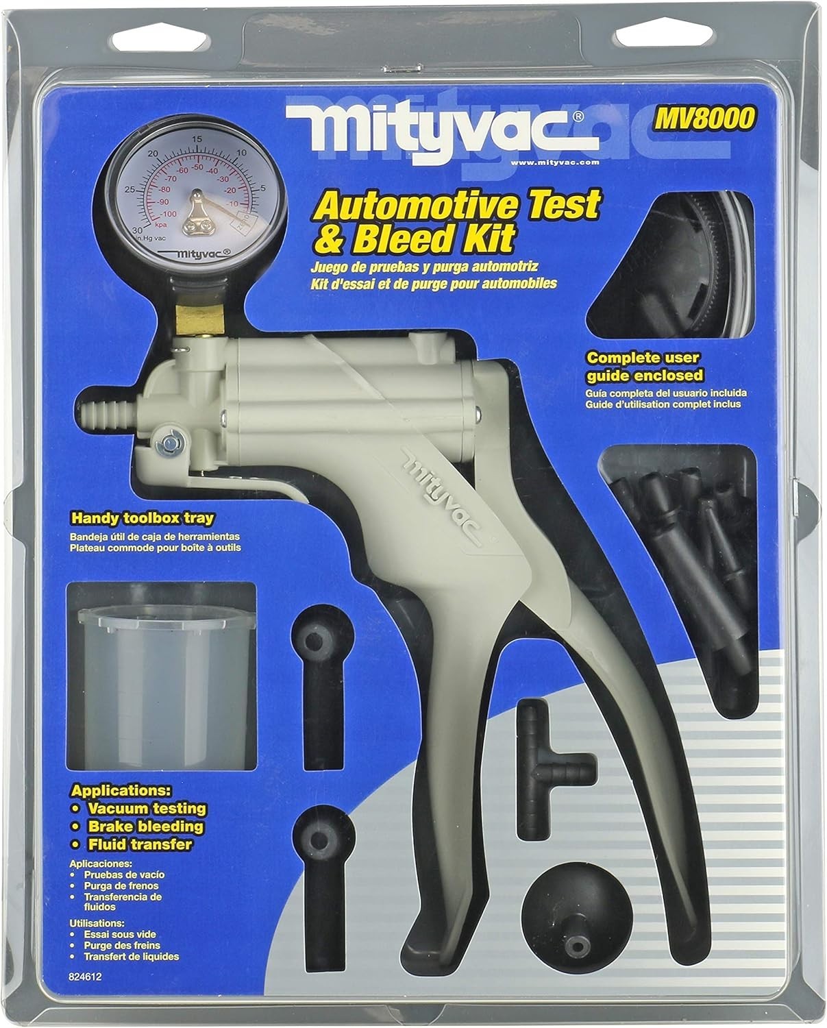 Ergonomic Selectline Hand Pump Vacuum Bleeder Kit for Efficient Car Maintenance