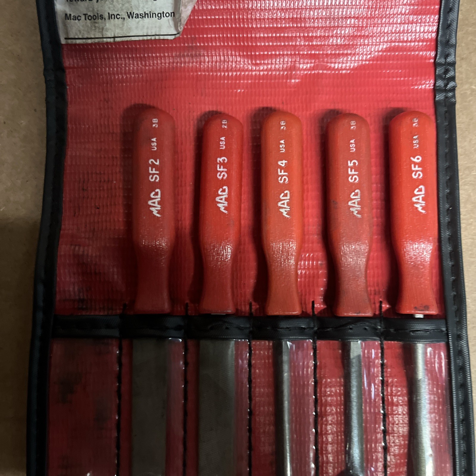 Mac Tools 5 Piece Mini File Set – Comfort Grip – Set No. SMF6 BUY IT NOW