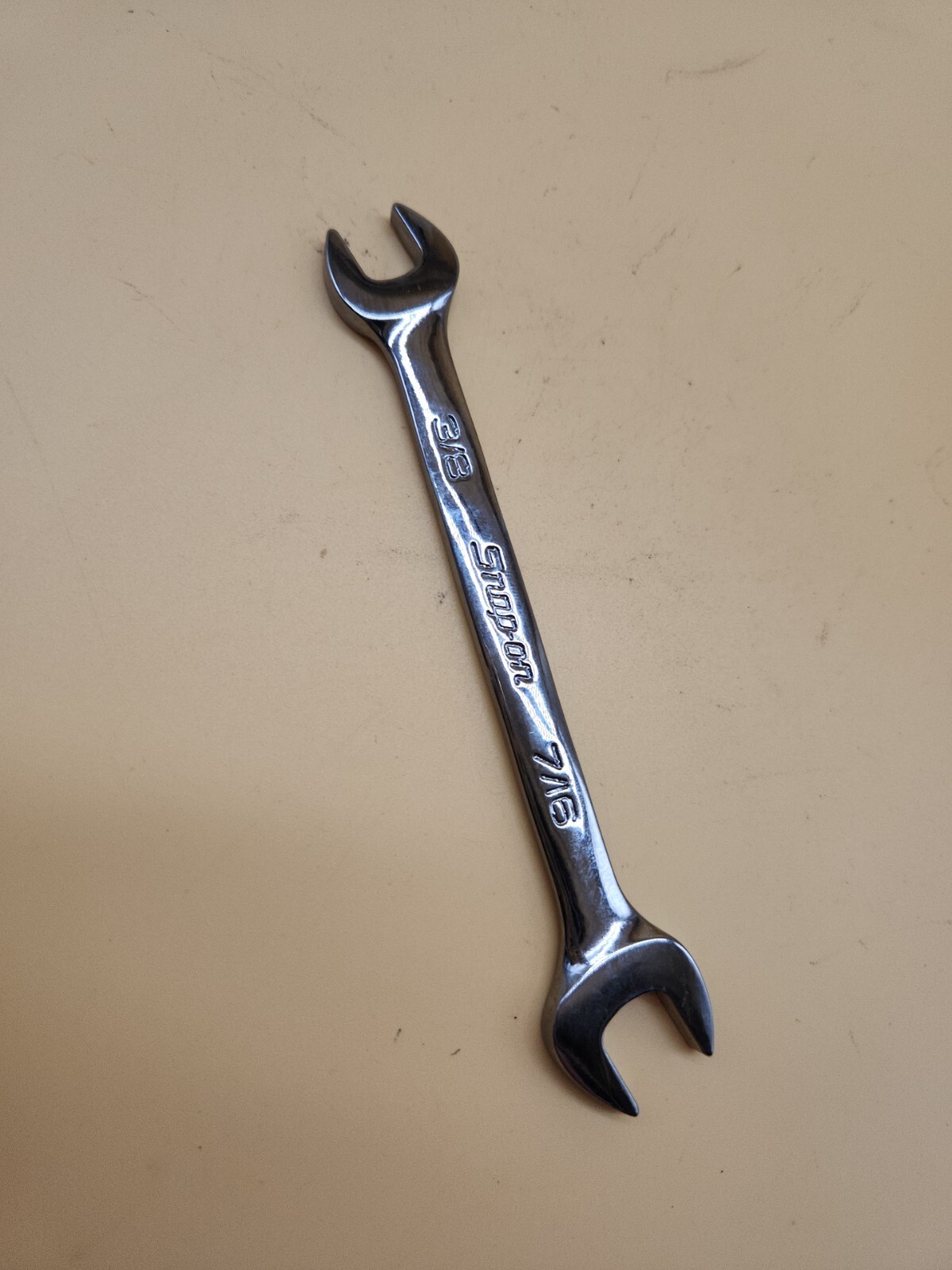 Snap-on Tools VO1214 OPEN END WRENCH 3/8″ X 7/16″ USA