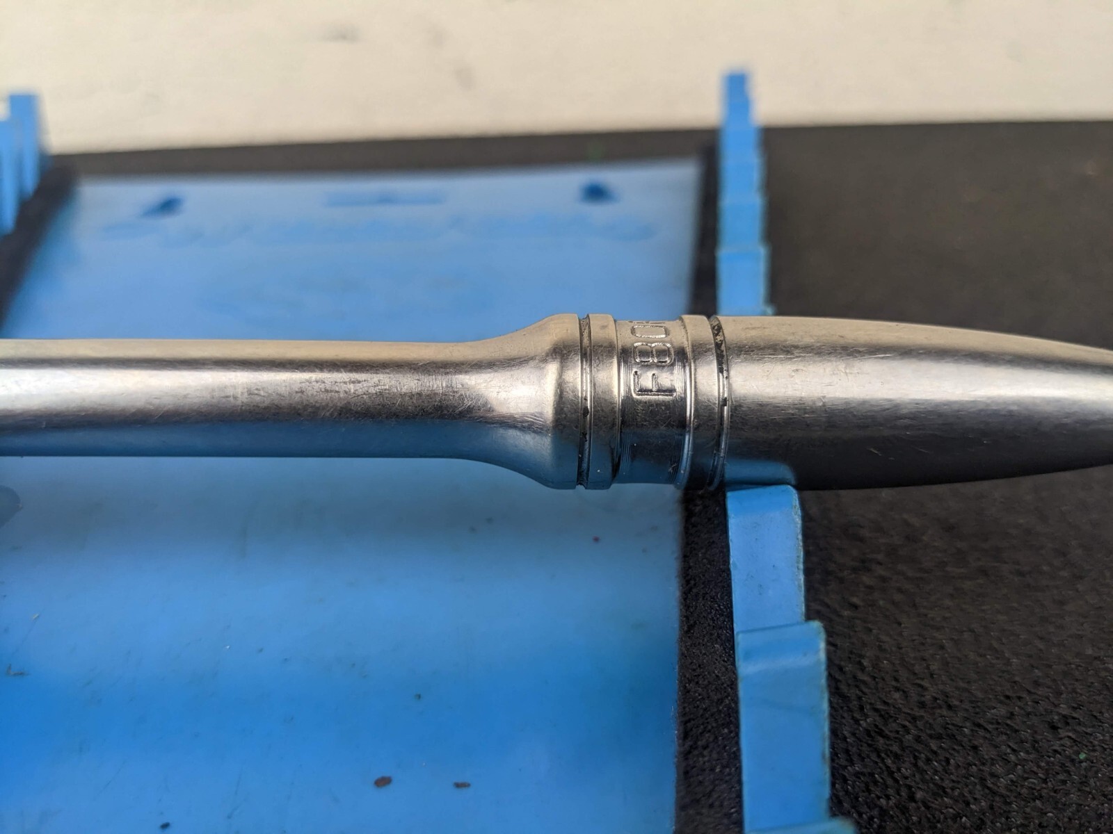 #bk307 Snap-on Tools Socket Ratchet 3/8″ Drive F80FOD F80 FOD Chrome 7″ USA