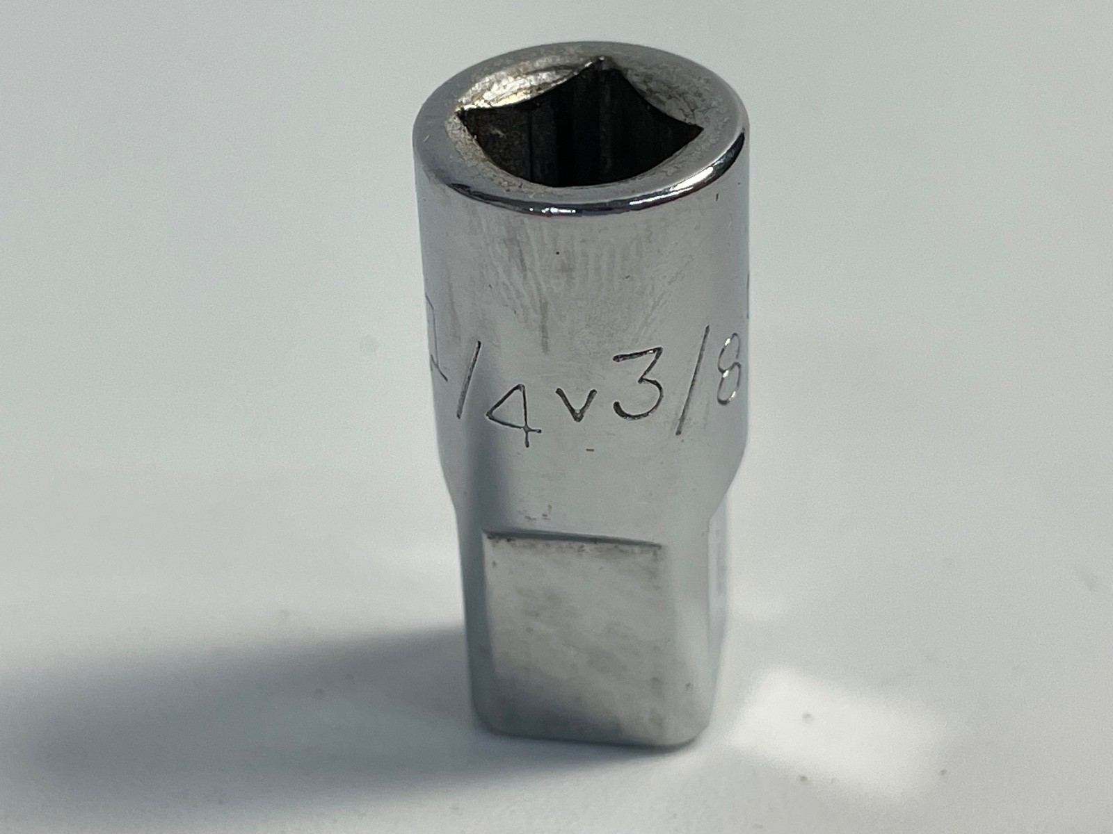 Craftsman V-4257 1/4″ Drive 3/8″ Adapter SAE Friction Ball Chrome USA
