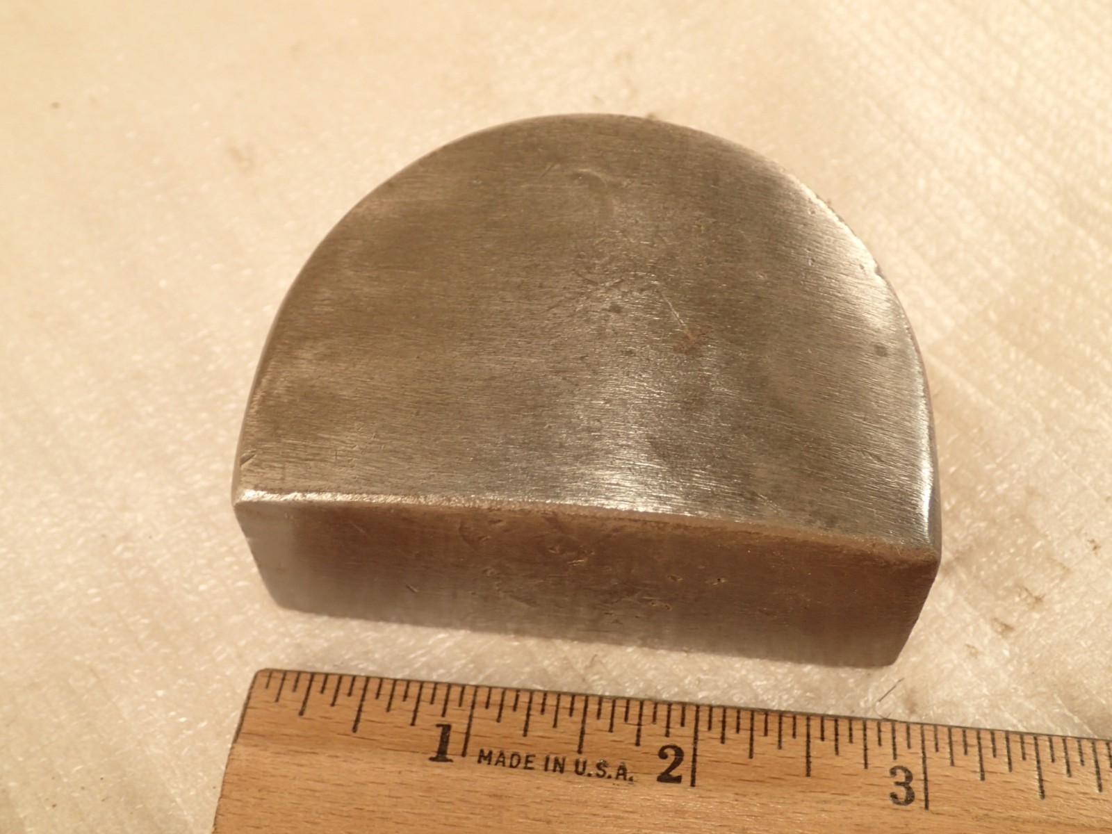 Vtge Auto Body Anvil Dolly, ‘HEEL Shape’, Fender Sheet Metal 3″L, 2 lbs.
