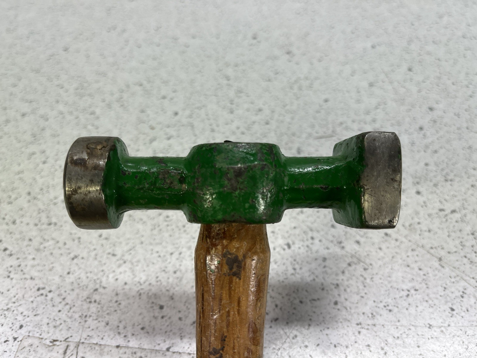 Used Auto Body Hammers & Dollies Set, Painted in green