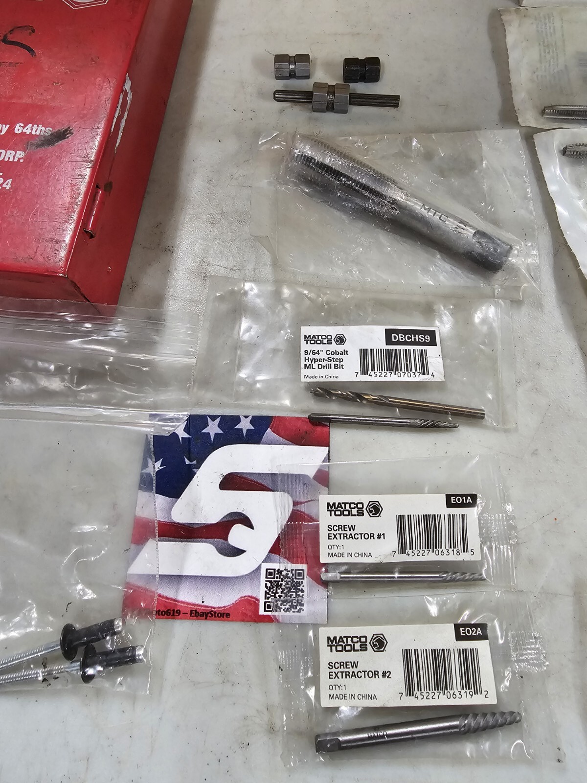 MATCO TOOLS Screw Extractors / Tap Bits Lot