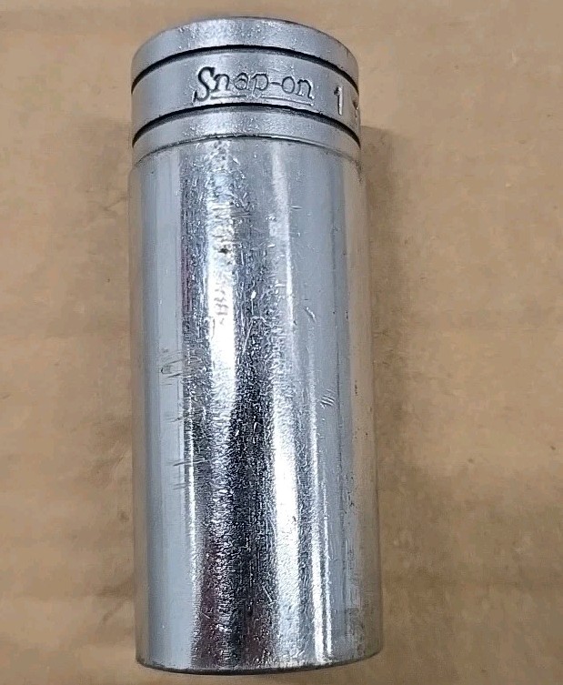 Snap On 1/2″ Drive 1″ 6PT SAE Deep Chrome Socket USA TS321