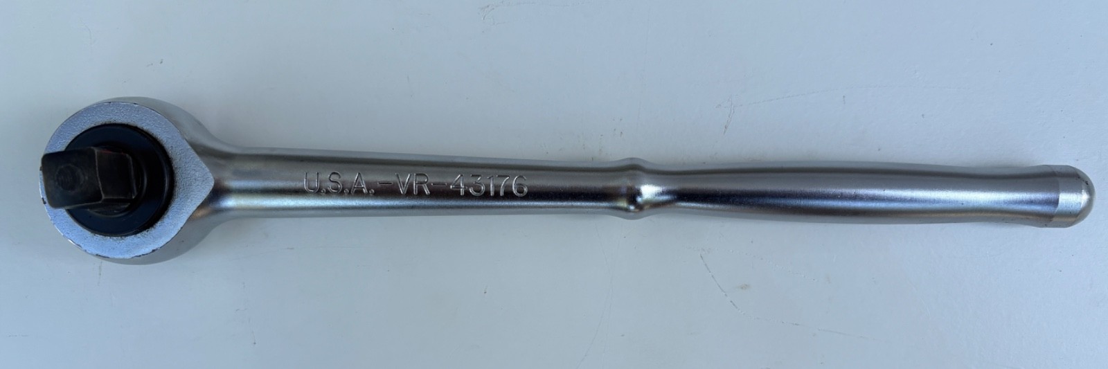 Vintage Craftsman 1/2″ Drive 10″ long Teardrop Handle Ratchet VR 43176
