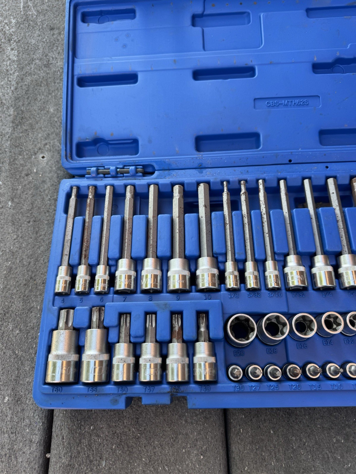 Cornwell Tools CBS-MTH62S 1/4″ Drive 62Pc Metric Super Duty Service Set SEE PICS