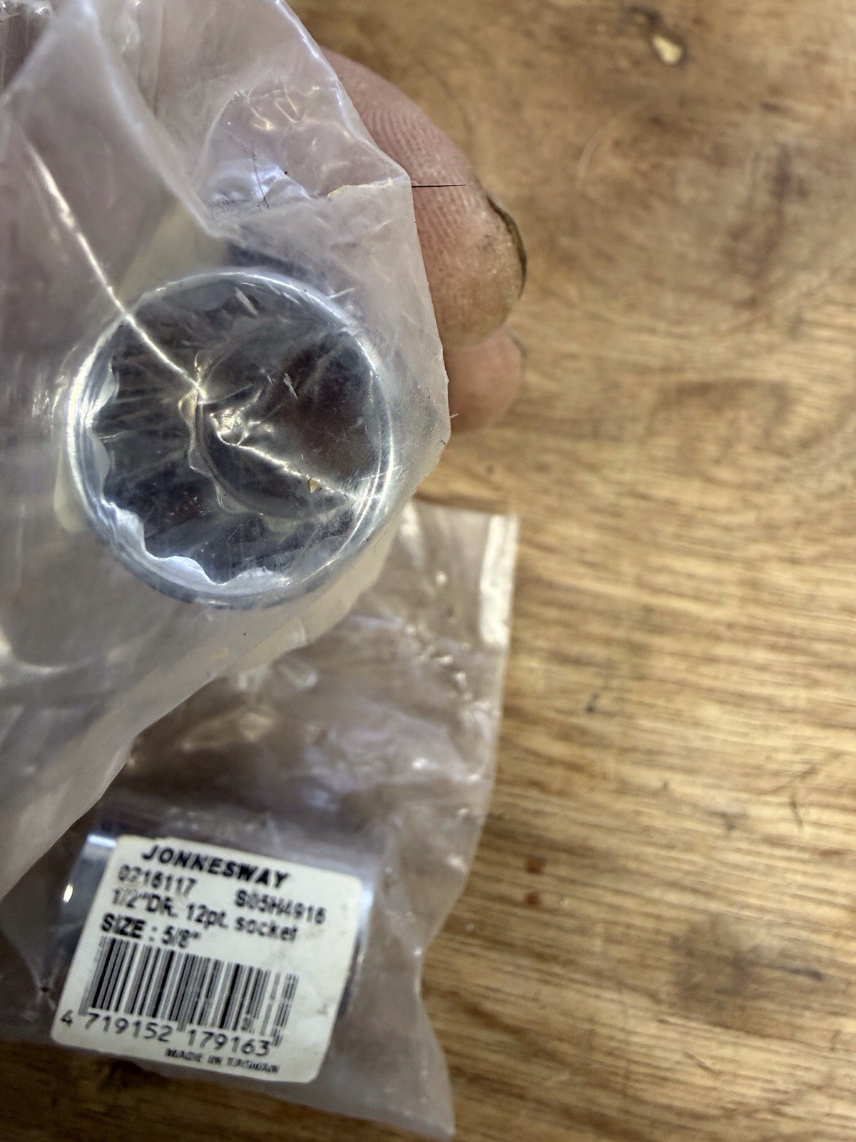 New Jonnesway 5/8” 12 Point Regular Socket 1/2” Drive