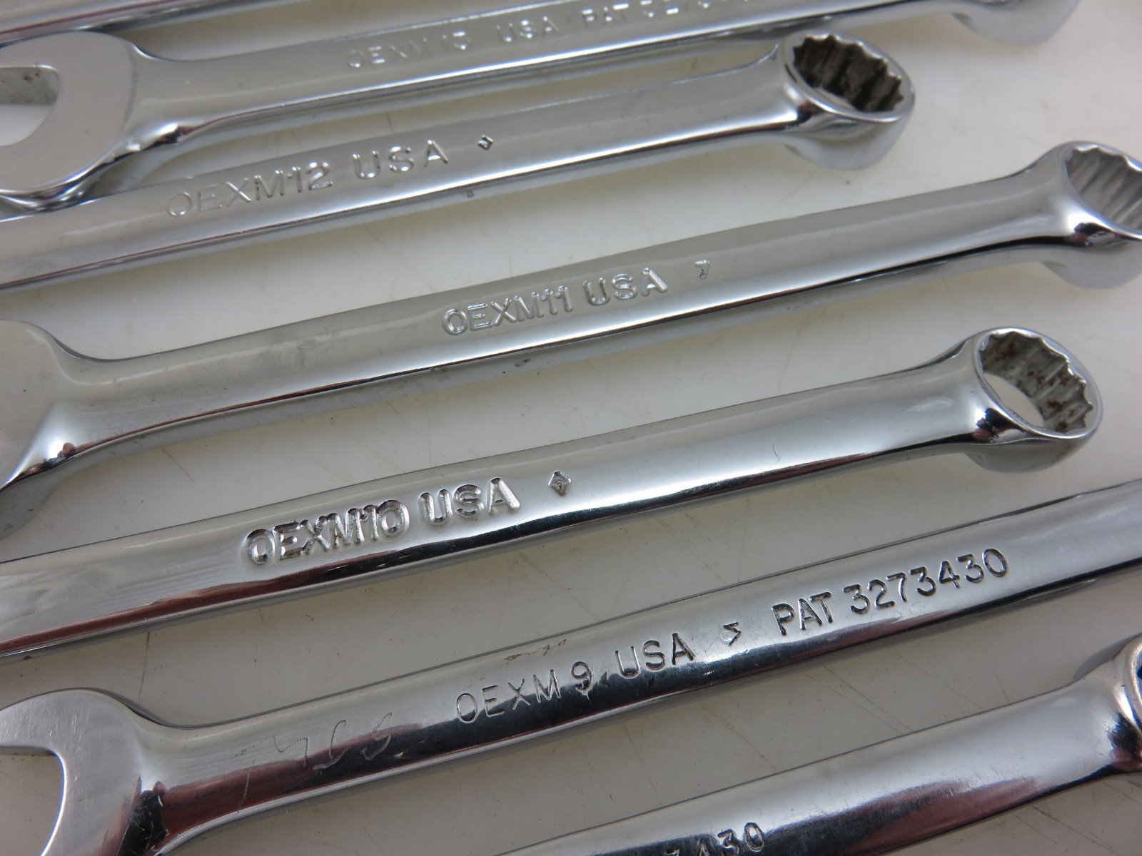 Snap-On OEXM SHORT Metric Combination Wrench 6mm-18mm 14pc Set Vintage USA