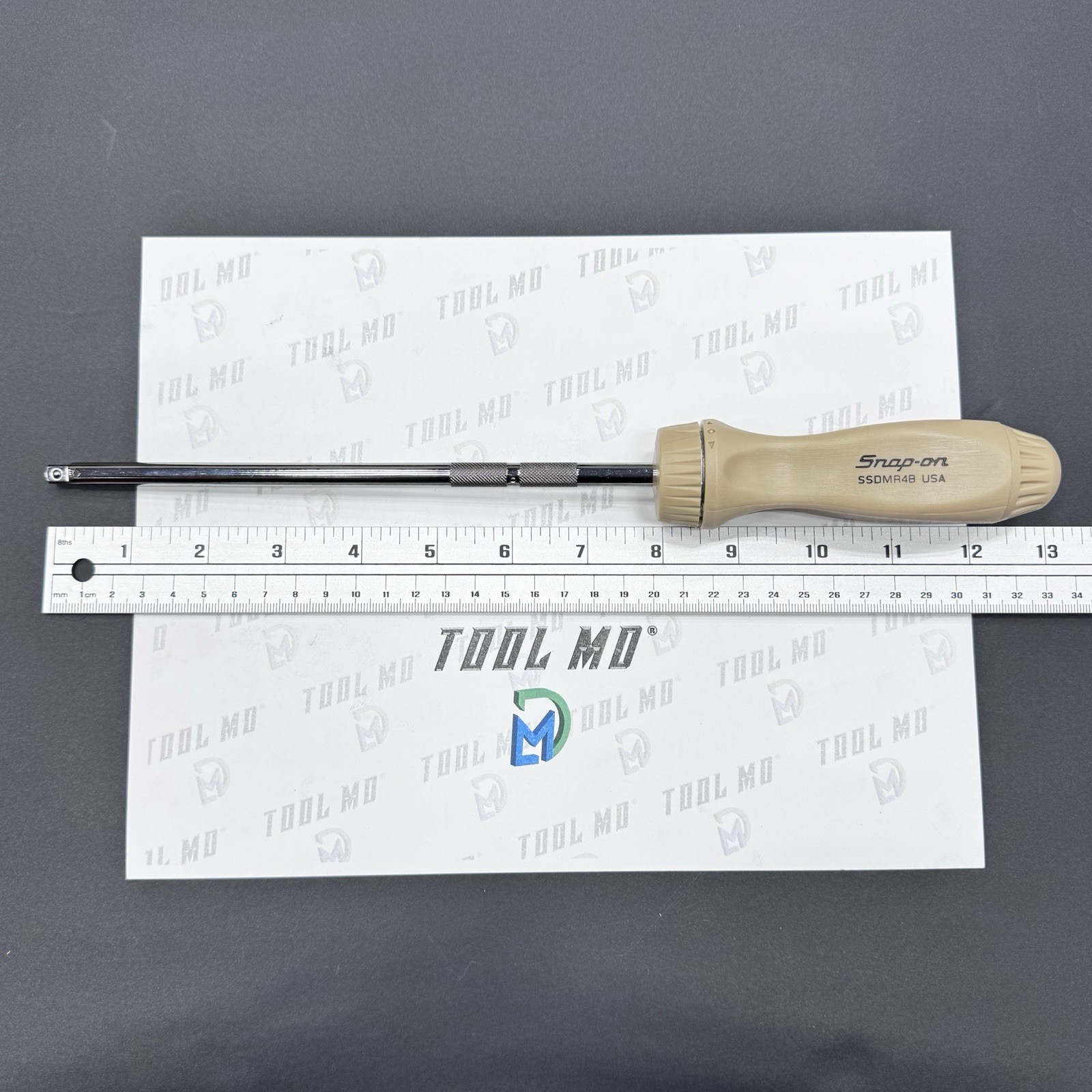 Snap-on Tools NEW COMBAT TAN 1/4″ Drive Hard Grip 8″ Ratcheting Driver TMR4