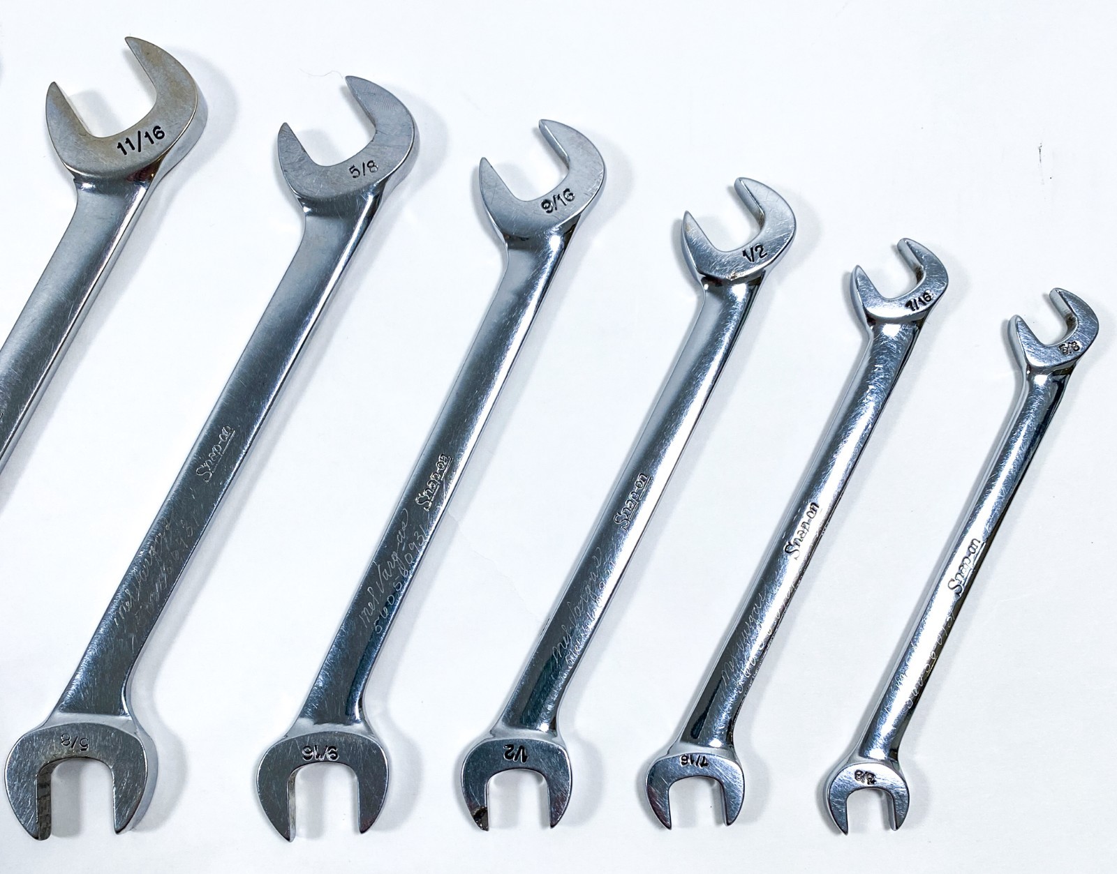 SNAP ON TOOLS USA 13-PIECE SAE 4 Way Open End Angle Wrench Set 3/8″ – 1-1/8″