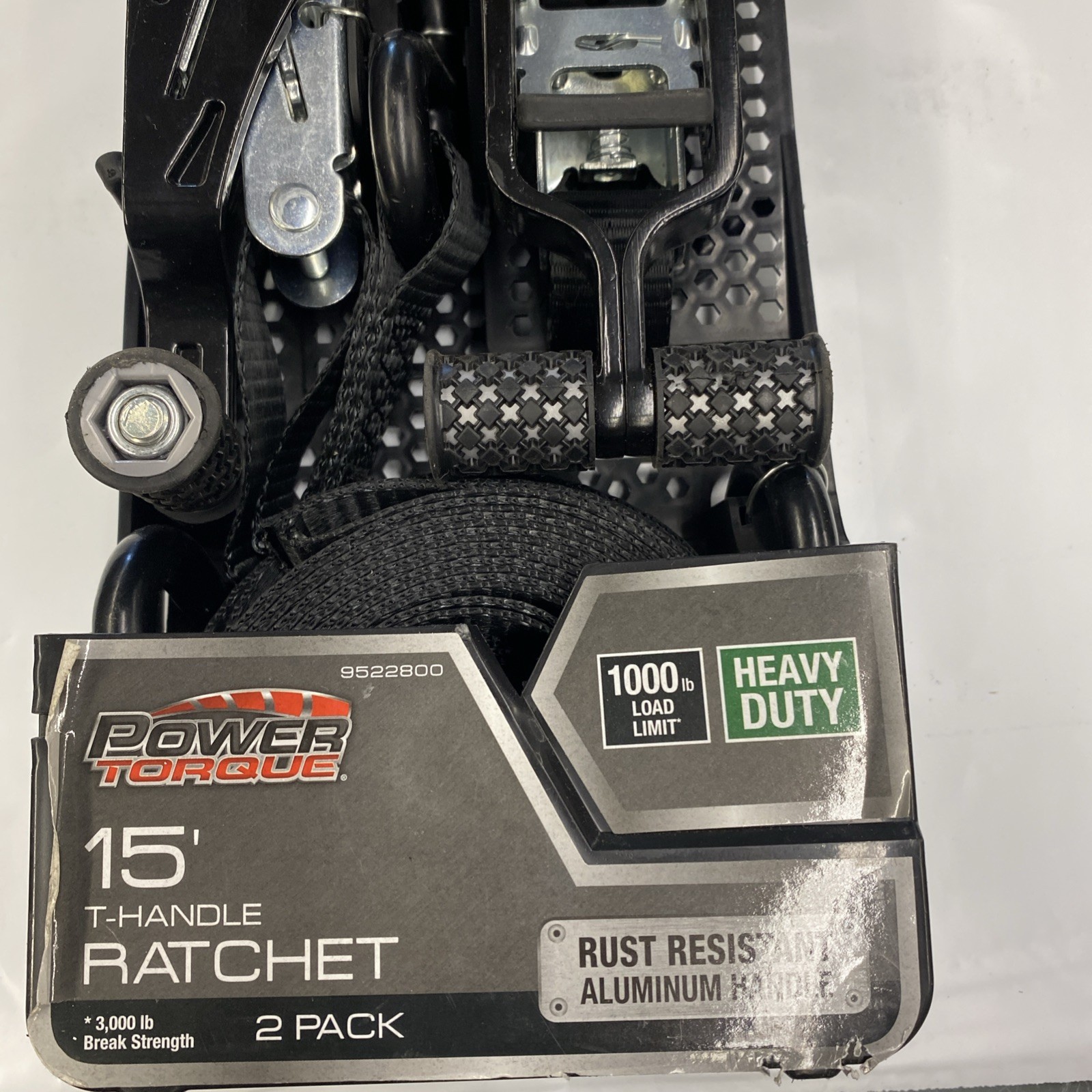 Power Torque 15” T-Handle Ratchet 3,000 Lb Break Strength 1000 Lb Load Limit