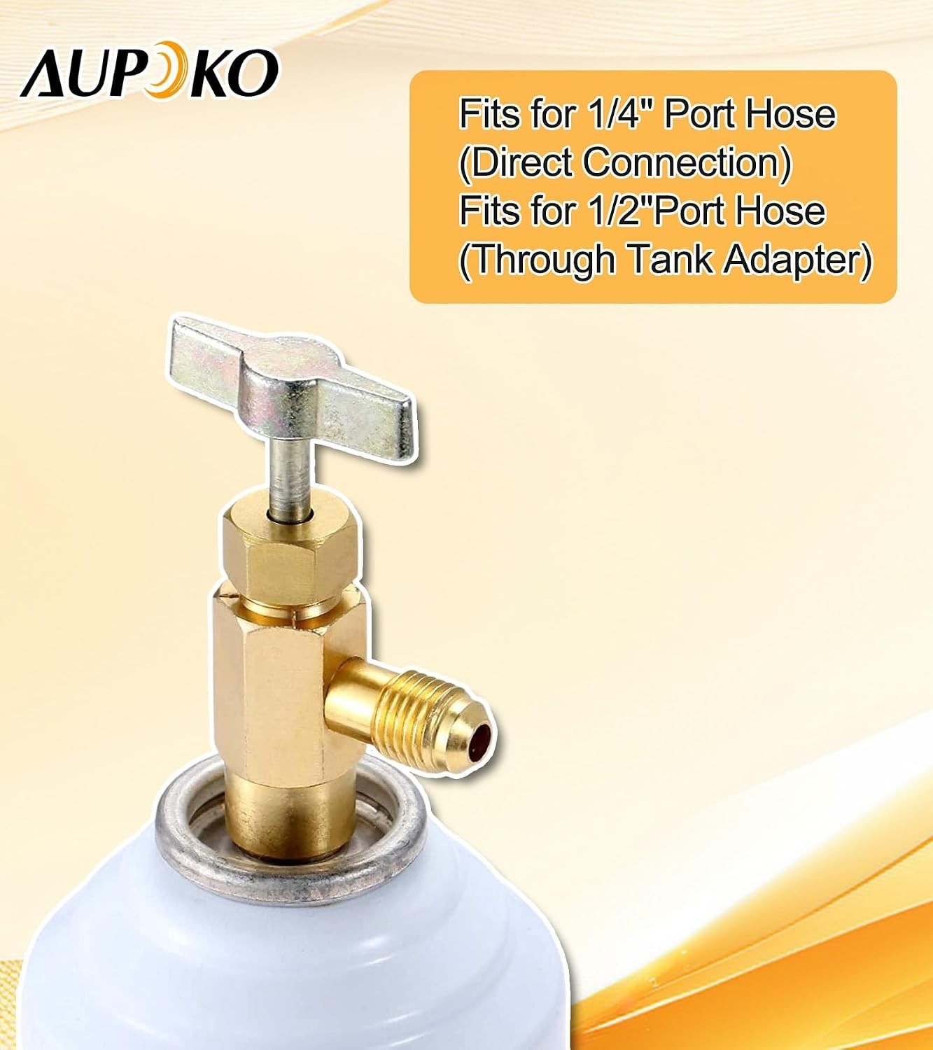 R134A Refrigerant Bottle Opener – Versatile Adapter for Automotive AC Systems