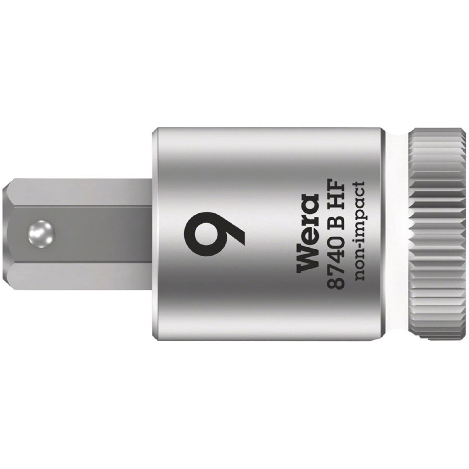 Wera 8740B HF Zyklop 3/8» Drive Hex 9.0 x 38.5mm with HF 05003041001