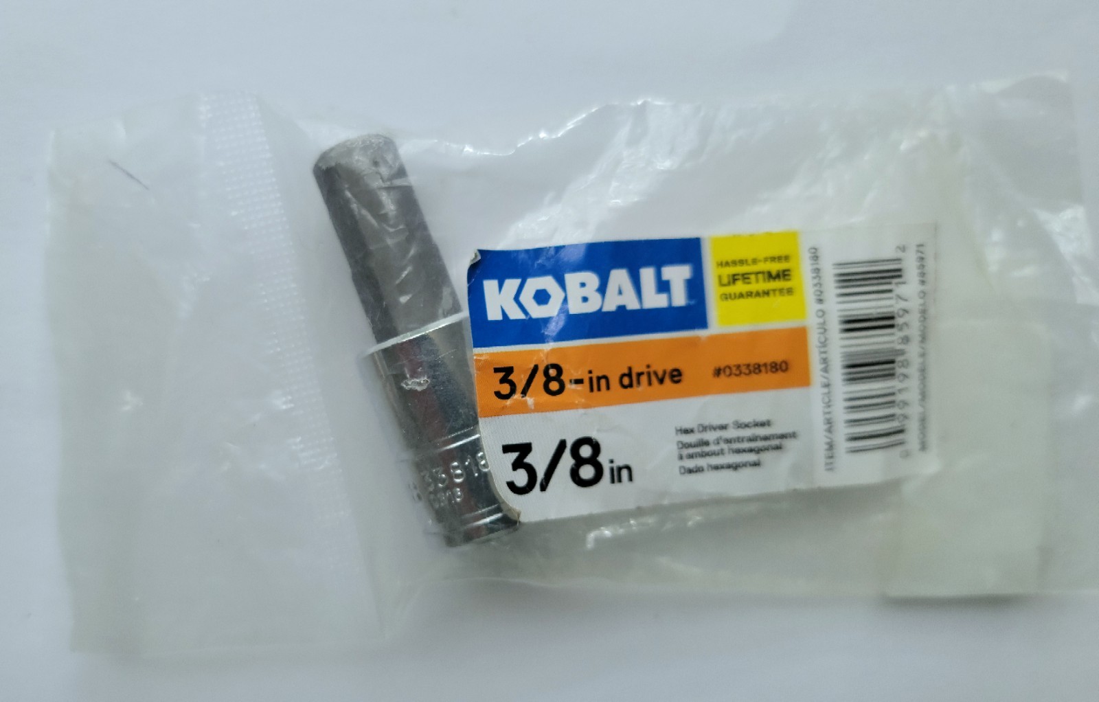 Kobalt 3/8″ Hex driver Hexagonal Socket.