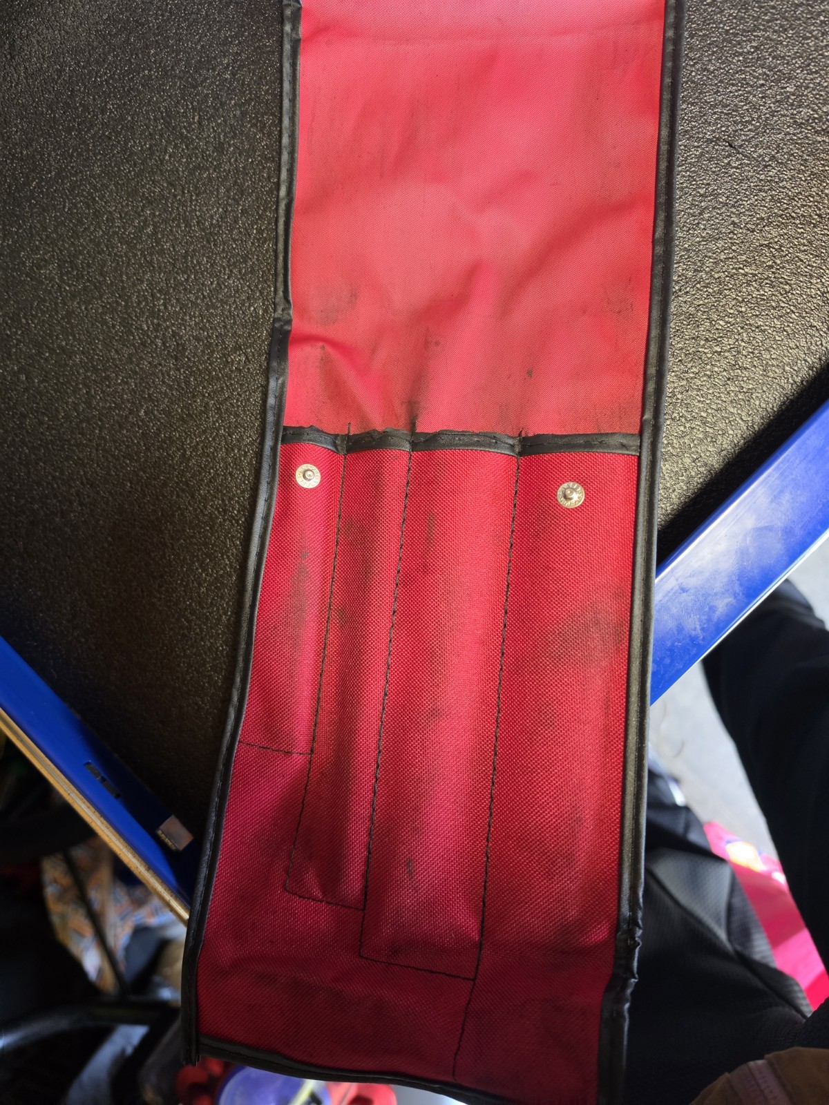SNAP ON METAL FILE SET 4pc AND Folder GOOD CONDITION, INSTINCT GRIP C0416B