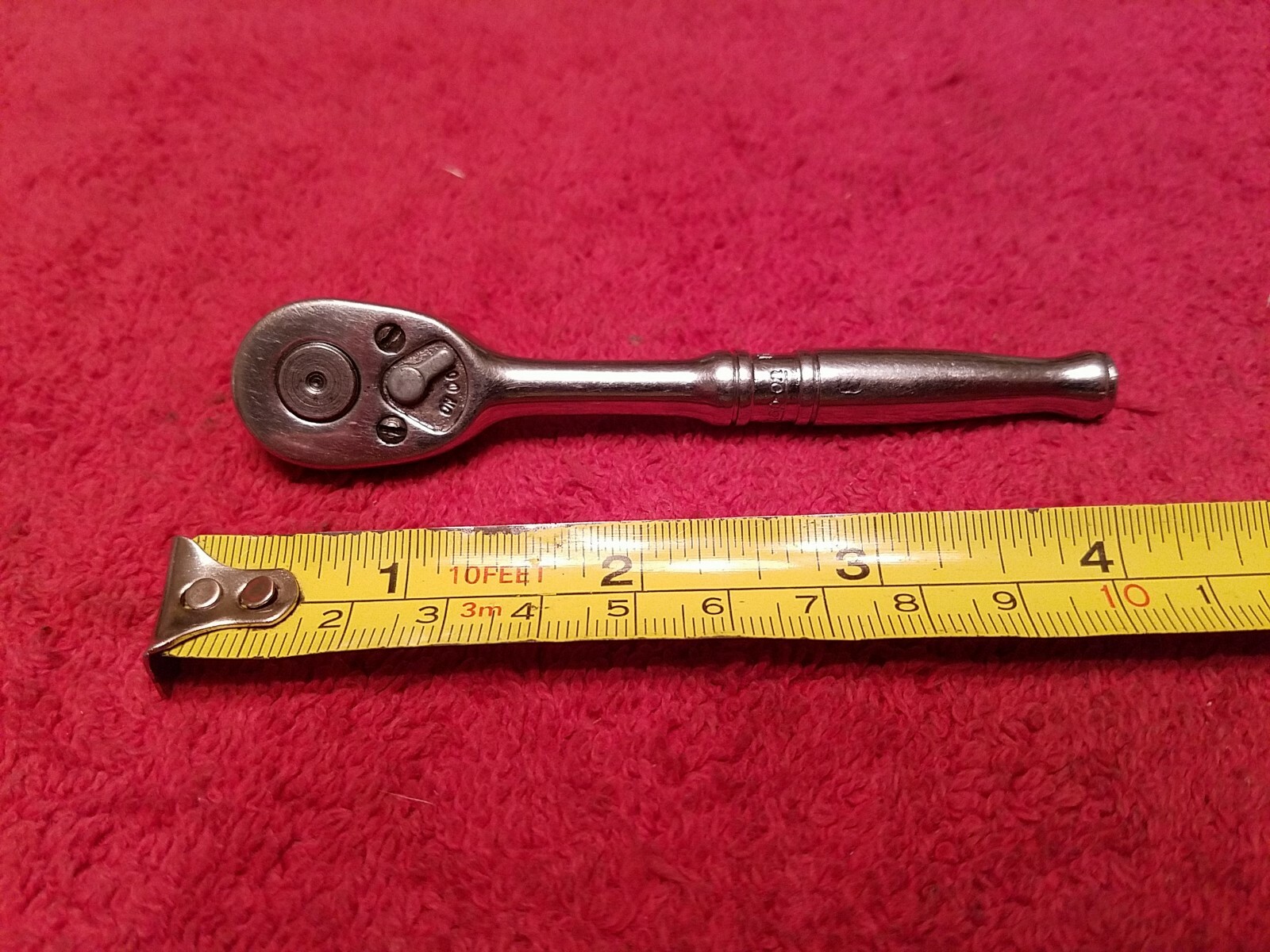 Snap On Tools 1/4″ Drive TM70B Ratchet Vtg USA