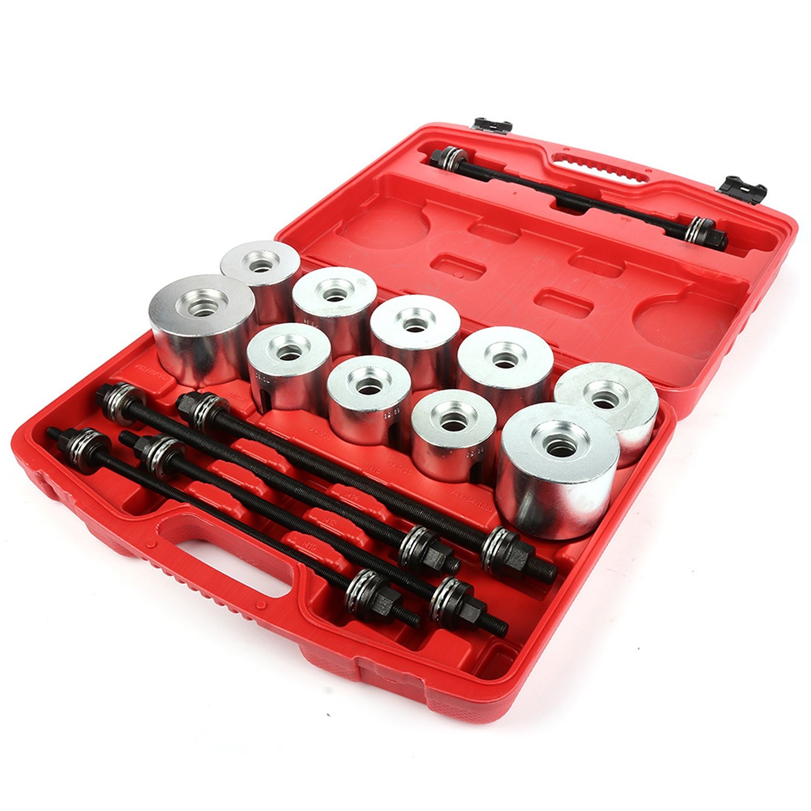 Universal Press & Pull Sleeve Kit Bush Bearing Removal Insertion Tool Set 27PCS