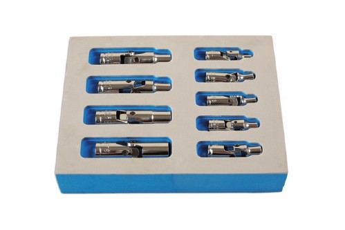 Torx Star Socket Set Flexi UJ Hinged E4 E5 E6 E7 E8 E10 E12 E14 E16 in Foam