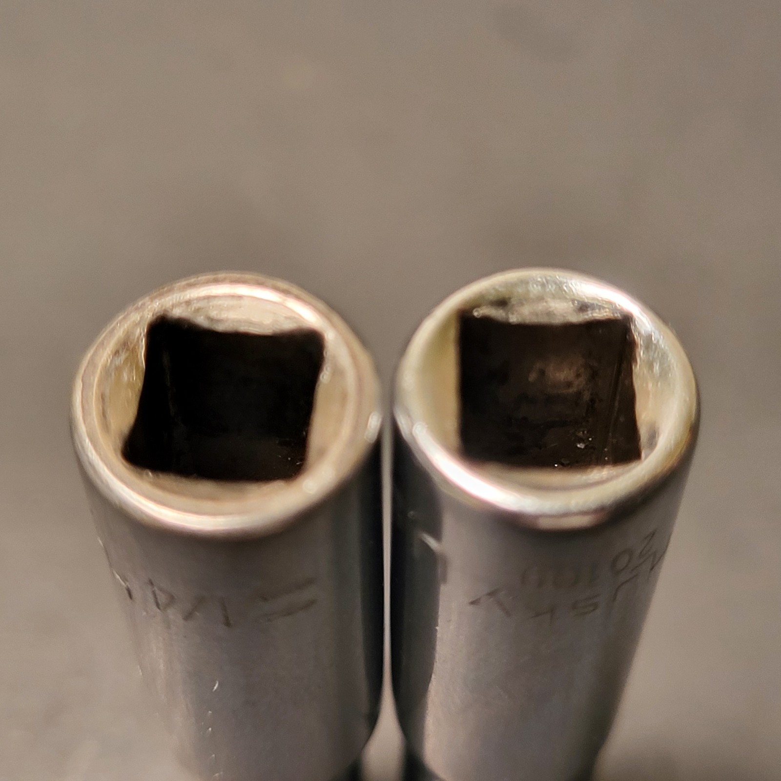 Husky USA 2 piece deep sockets 1/4” drive 6 point 9/32” & 1/4” 20109 20108