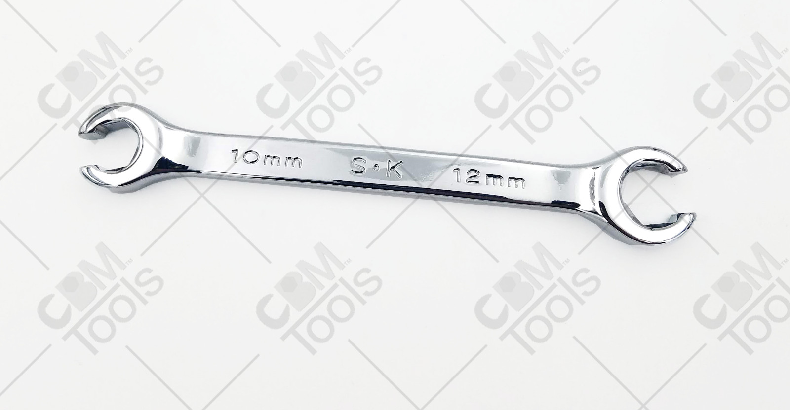 SK Hand Tools 8810 Flare Nut Wrench, Head Size 10mm x 12mm