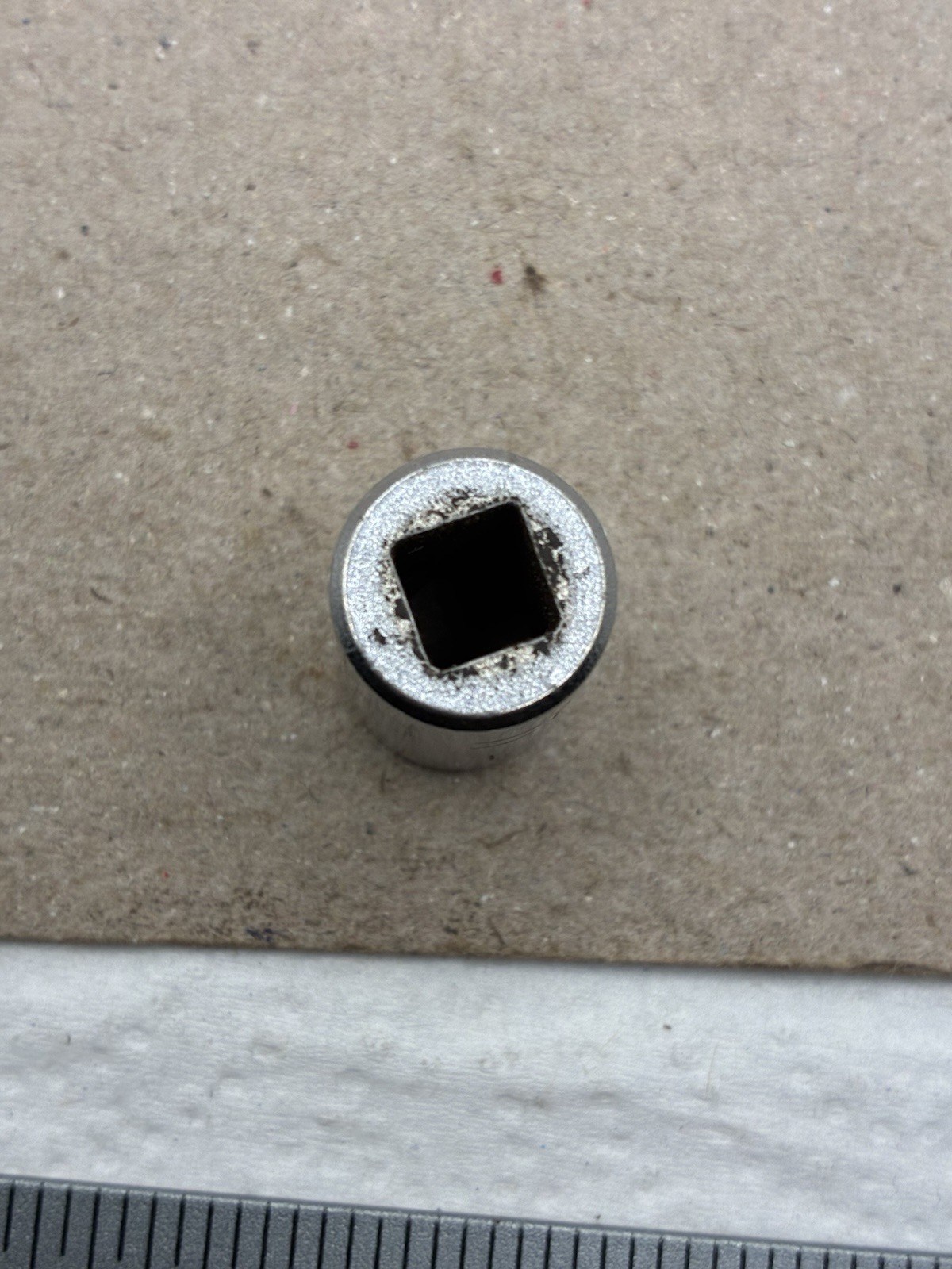 Vintage Thorsen 12M 3/8” 6 Point 1/4” Drive Socket USA