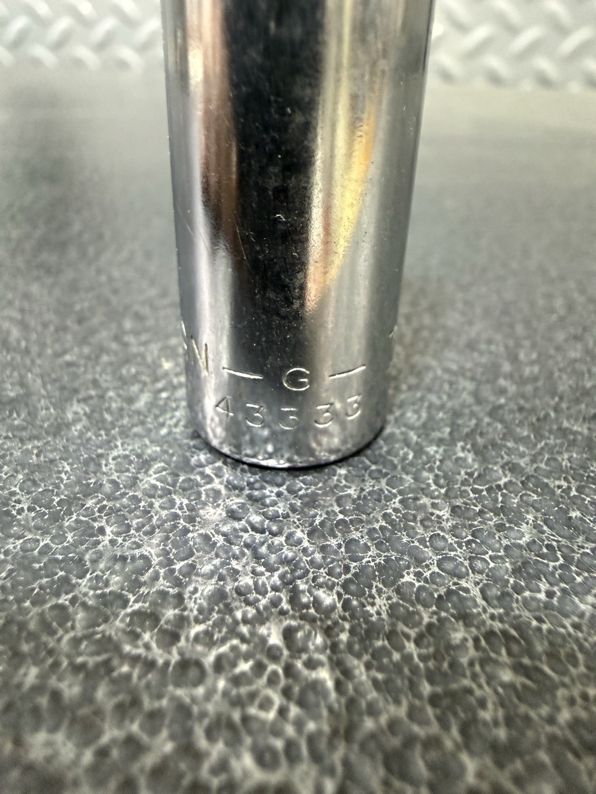 Vtg 3/8″ Craftsman G-Series P/N 43333 – 3/8″ Drive 6-Point Deep Socket USA Made